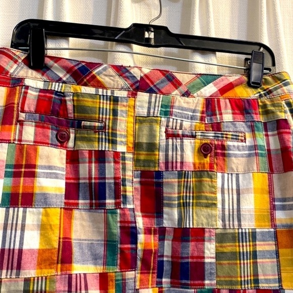 Women’s Larry Levine Madris Patchwork Mini Skirt Size 6 - Picture 5 of 6